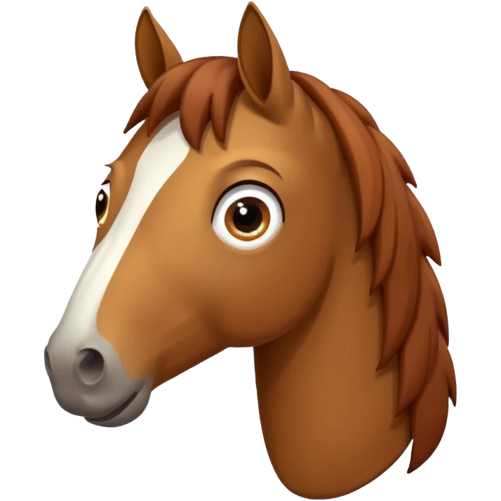 Confused horse with question marks  emoji