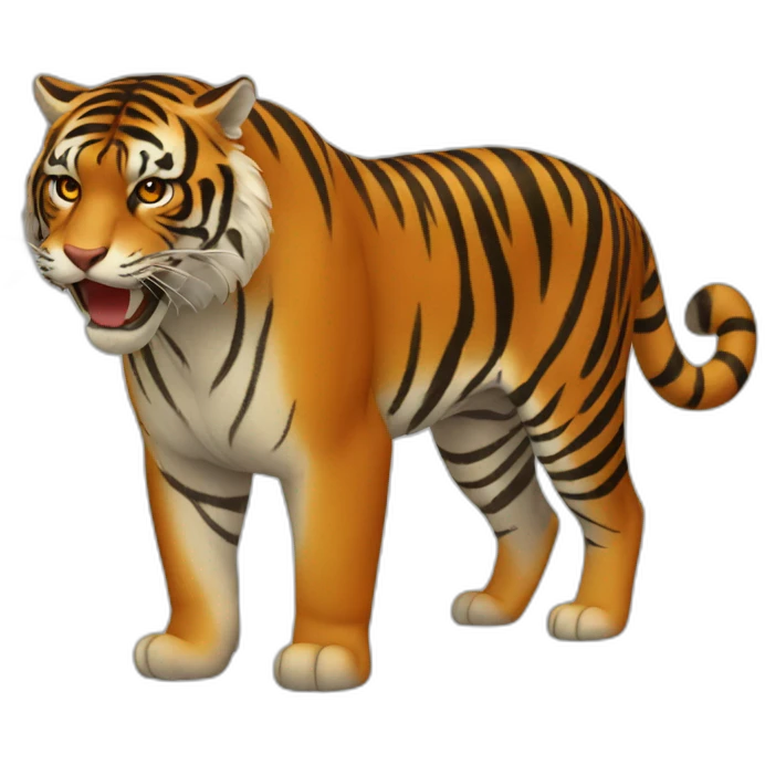 Tigre rouge emoji