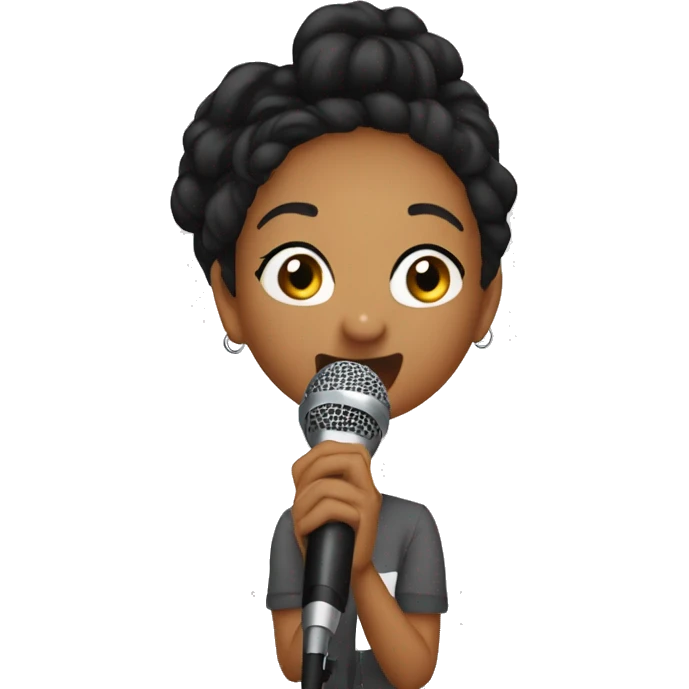 Leigh-Anne singing  emoji