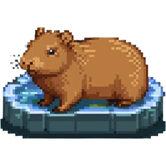 capybara floating in space emoji