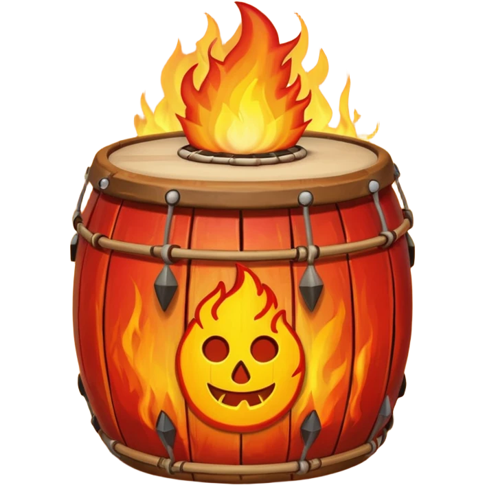SHAMAN DRUM FIRE emoji