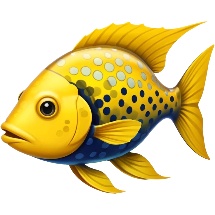 yellow Spotted Fish emoji