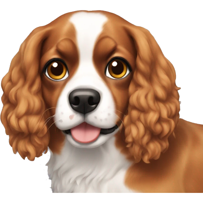 Cutt Cavalier dog emoji