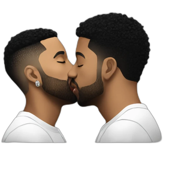 drake kissing 21 savage emoji