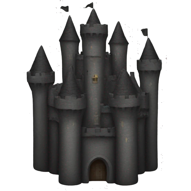 black castle emoji