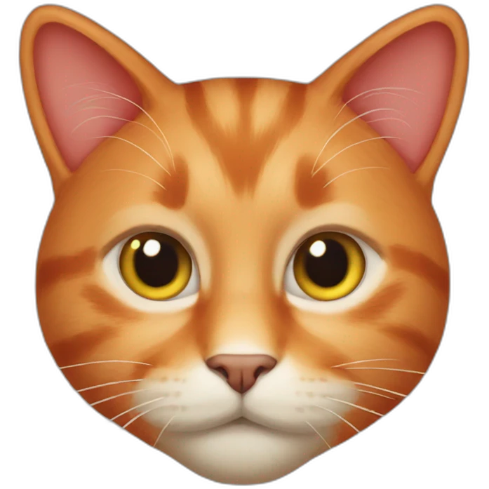 red-cat emoji