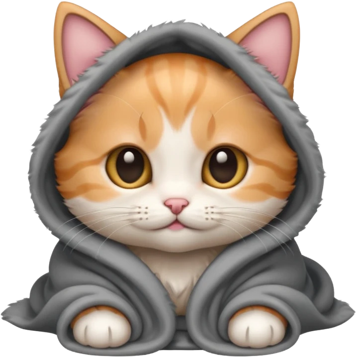Kitten in blanket  emoji