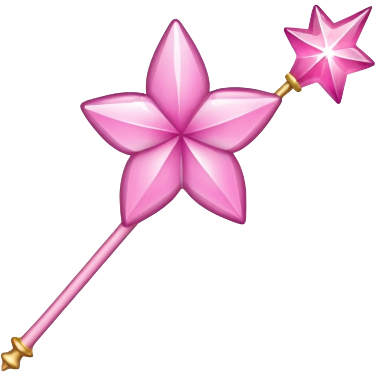 Fairy wand  pink emoji