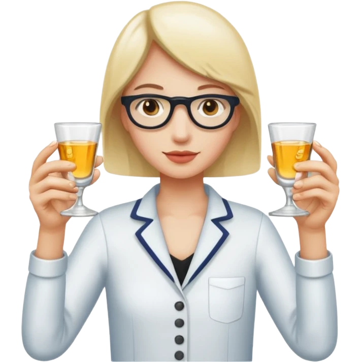 holding hand shot glasses emoji