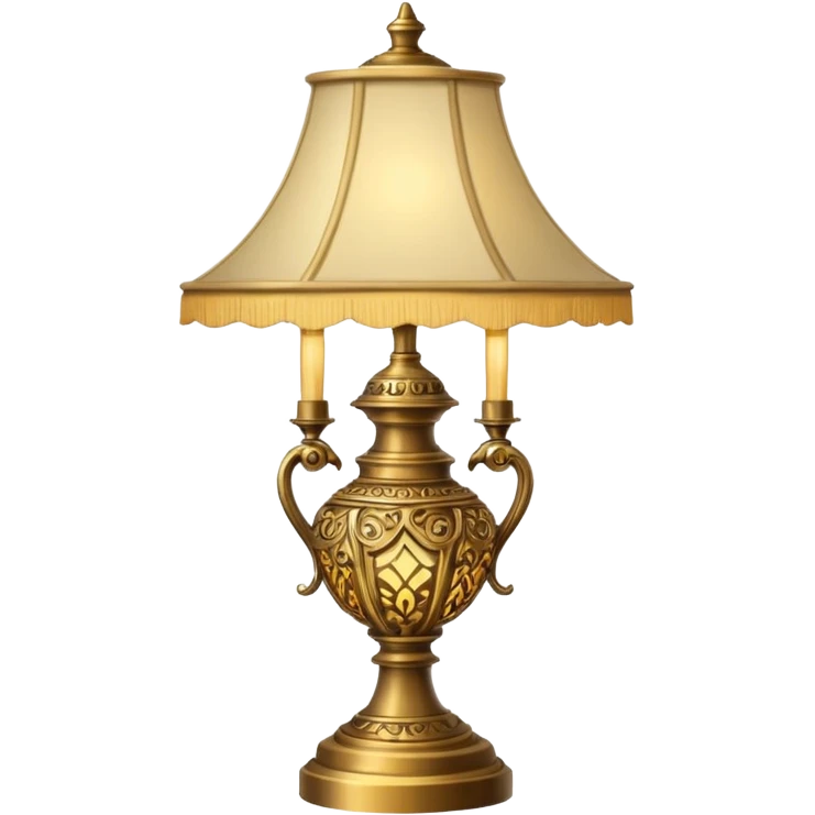 Vintage lamp emoji
