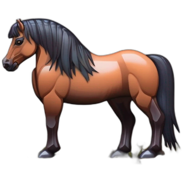 muscular-horse emoji