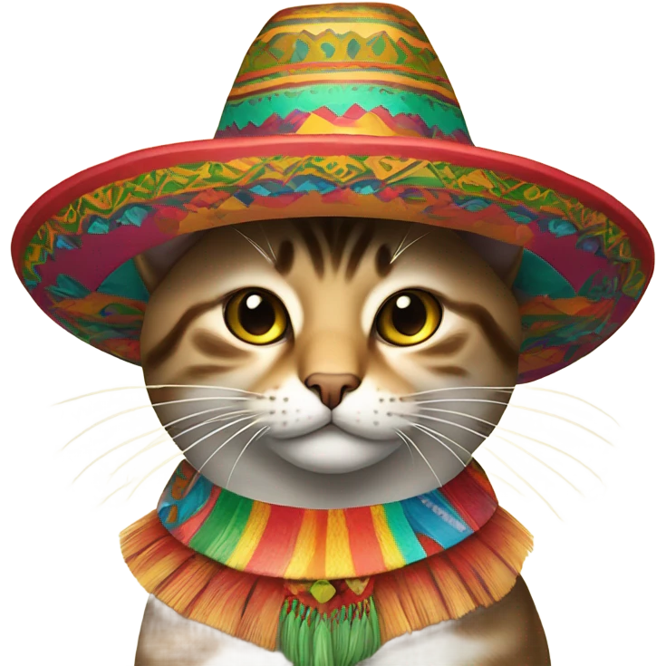 Mexican cat emoji