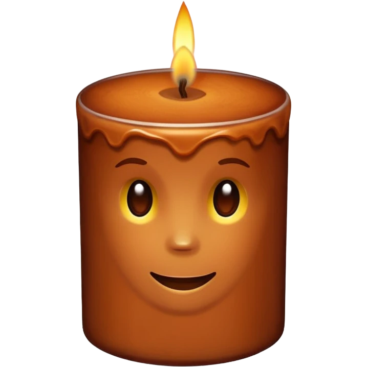 Cinnamon scented candle emoji