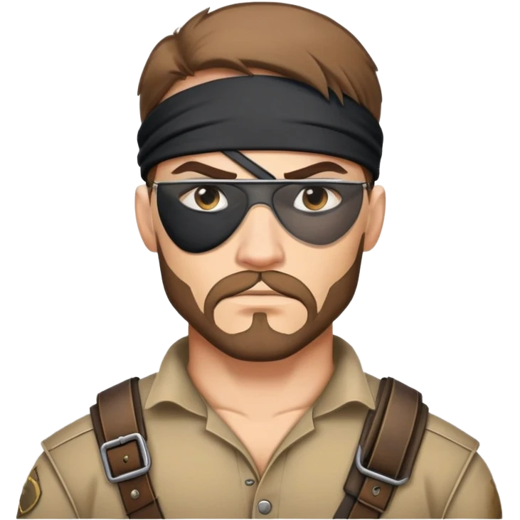 mercenary with eyepatch emoji
