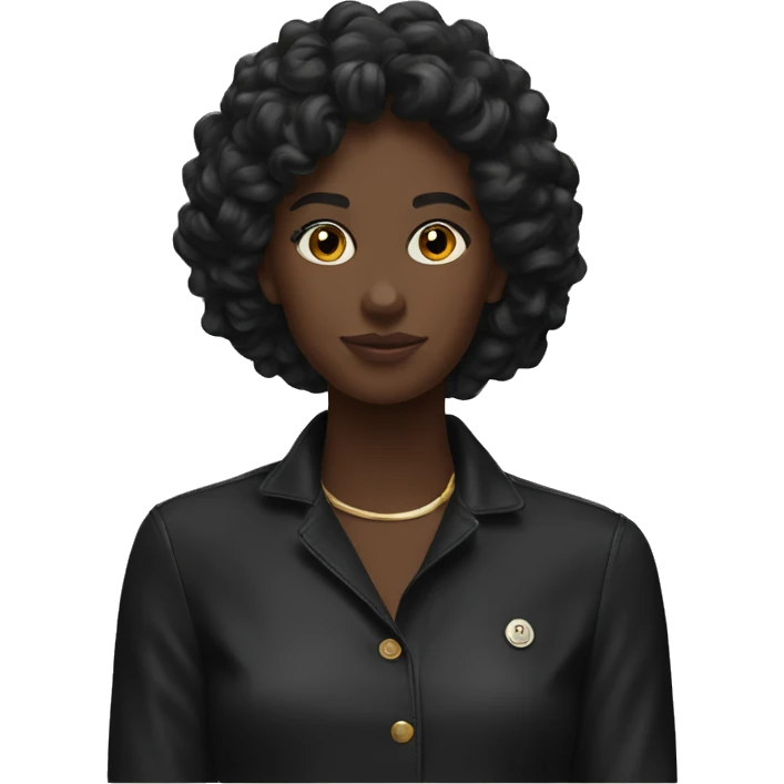 black Longchamp emoji