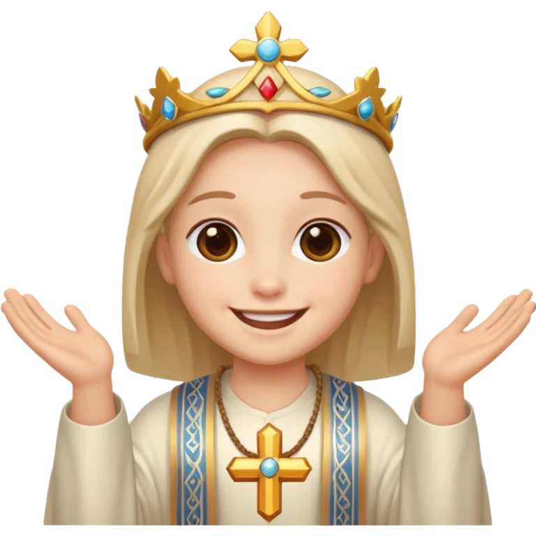 Need an emoji of god giving blessings emoji