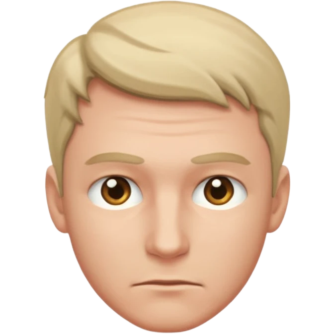 Man looking down at ground emoji