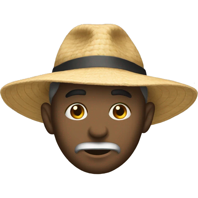 nuvem com chapéu emoji