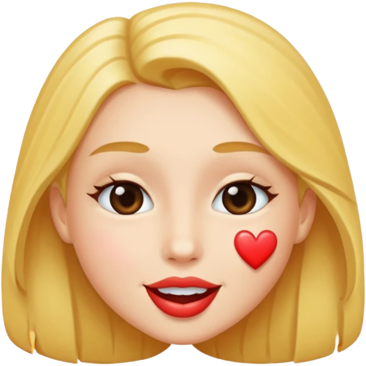 Kiss smile  emoji