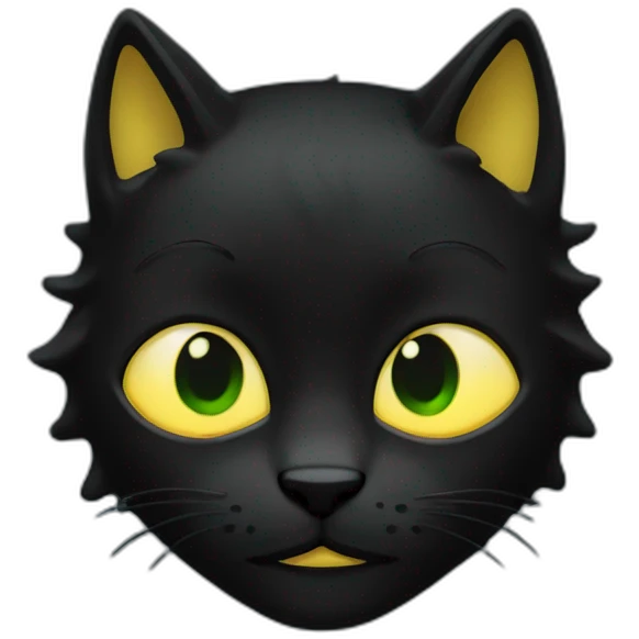 Chat noir emoji