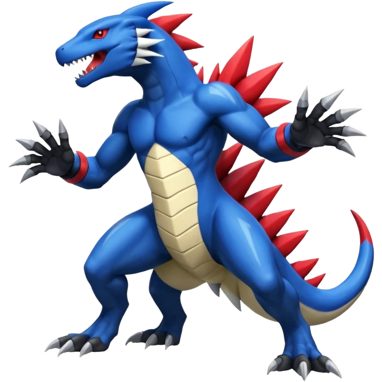 Salandit-Garchomp-Manectric-Zangoose-Fusion (full body) emoji