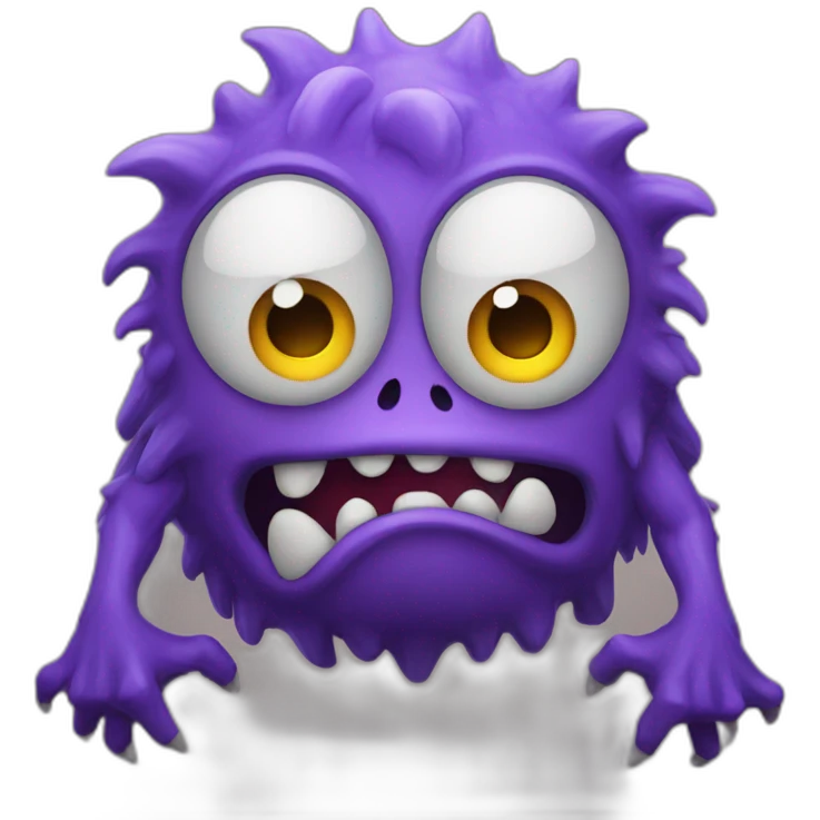 monster with 4 hands emoji