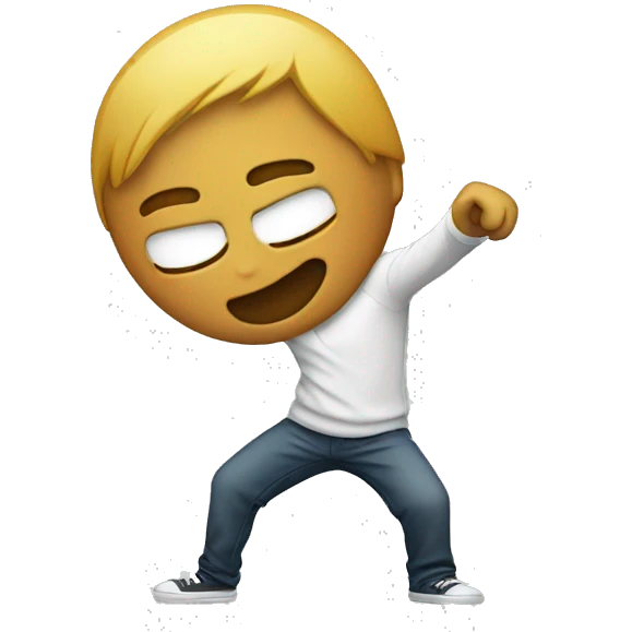 person dabbing emoji