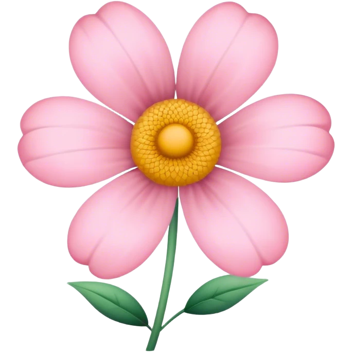 pastel pink flower emoji