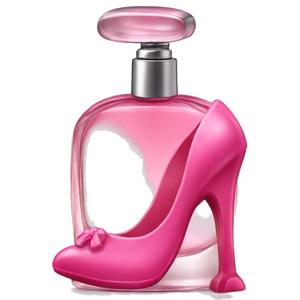 pink heel perfume emoji