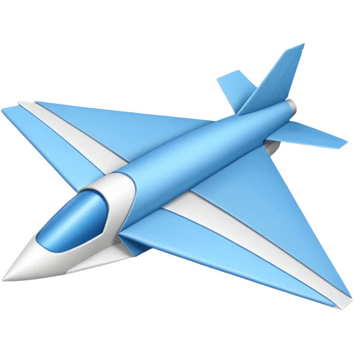 Folded paper plane emoji
