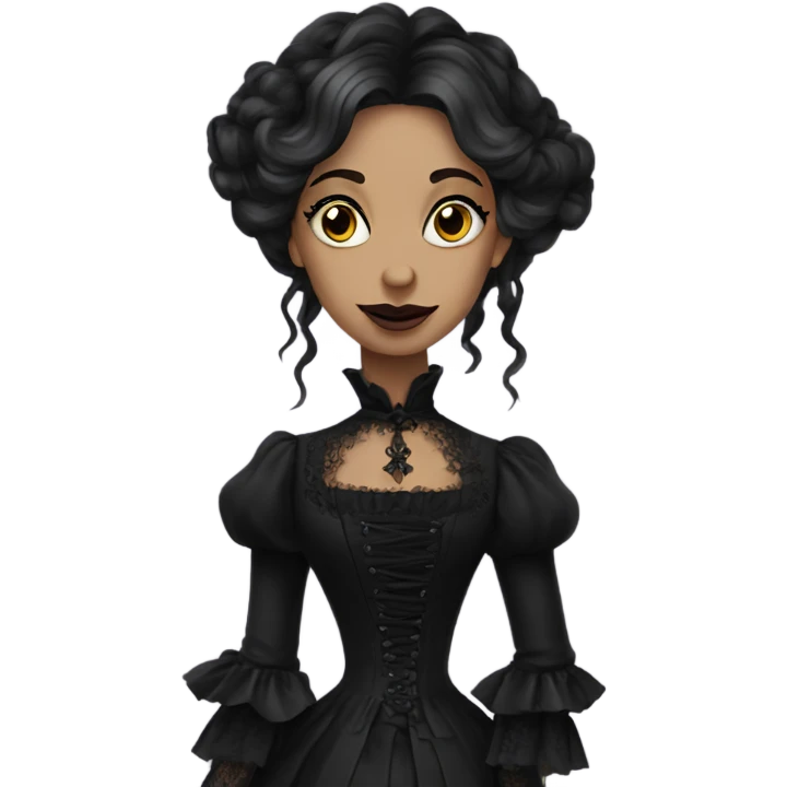 gothic victorian woman emoji