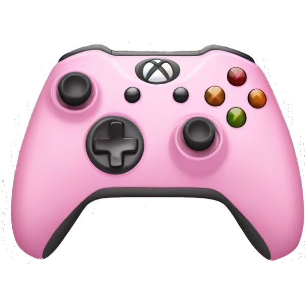 Pink Xbox controller  emoji