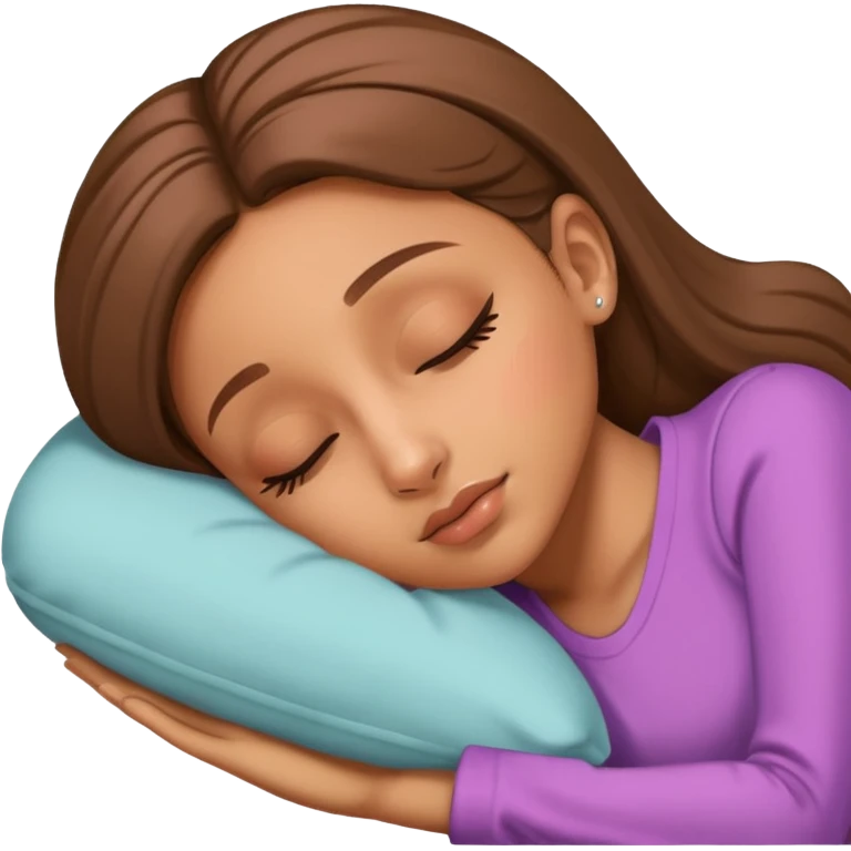 Ariana Grande sleeping emoji