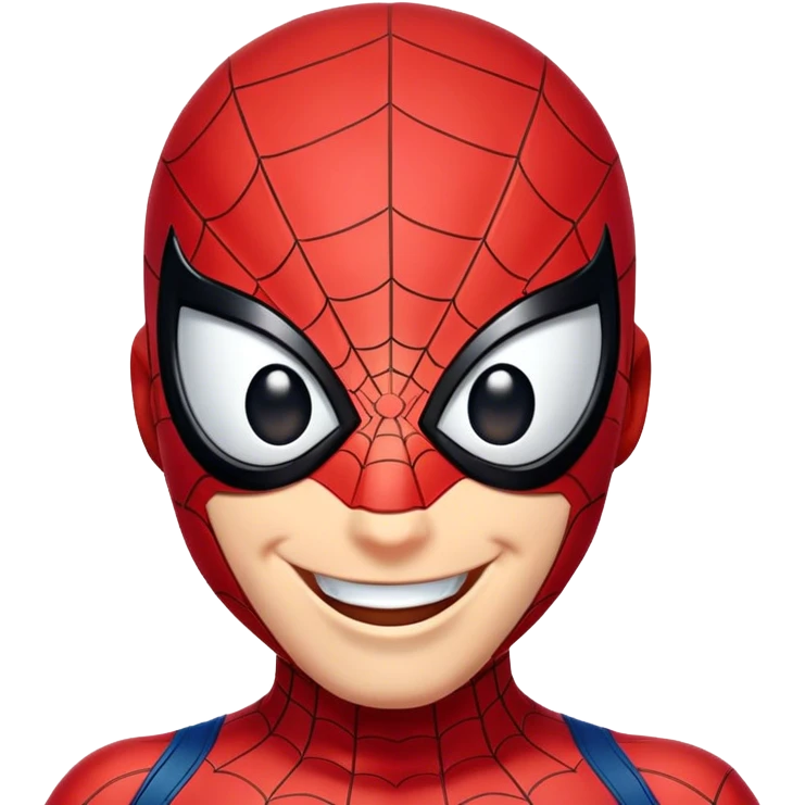 Spider-Man happy because it’s the weekend emoji