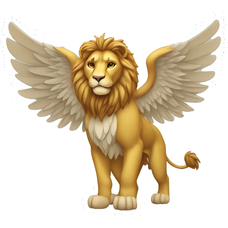 Winged lion  emoji