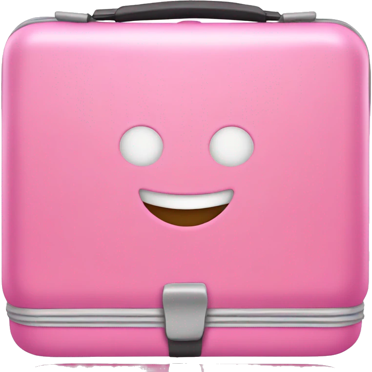 Pink lunch box emoji