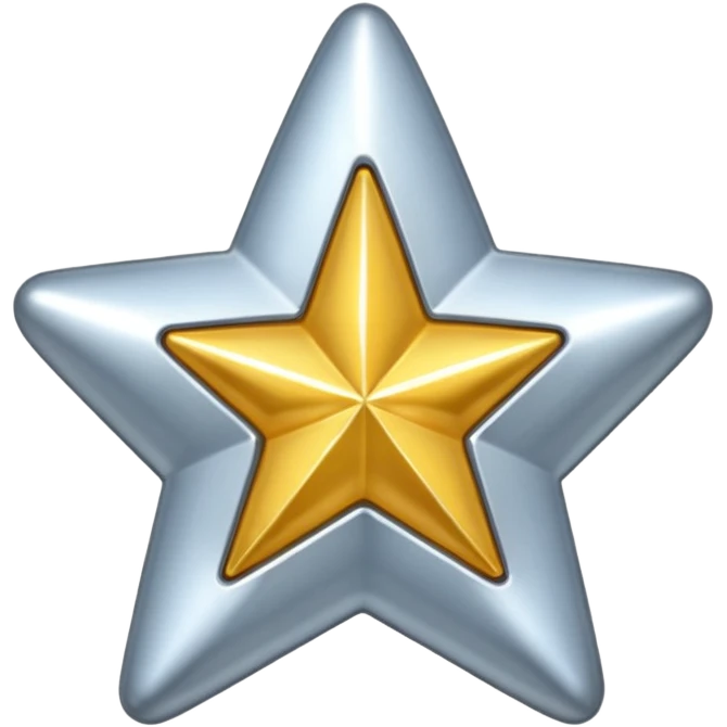 Étoile d'argent  emoji
