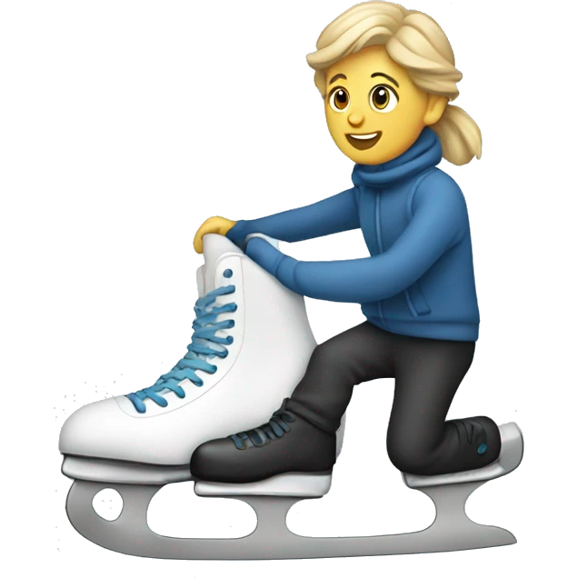 Person at ice skating  emoji