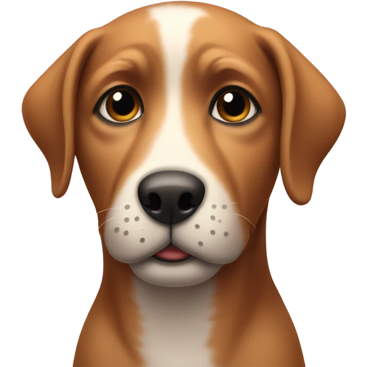 dog blushing emoji