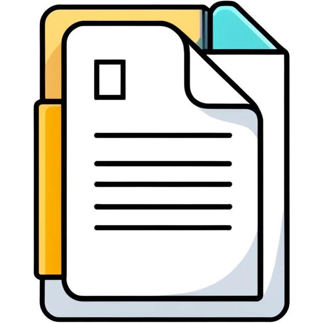 Document file icon with large black “X” over it emoji