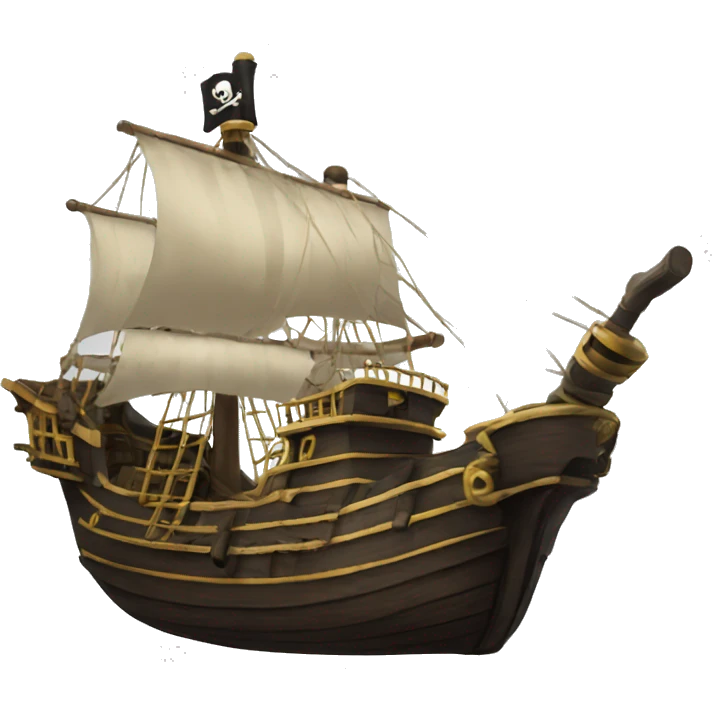 canon from pirate boat emoji