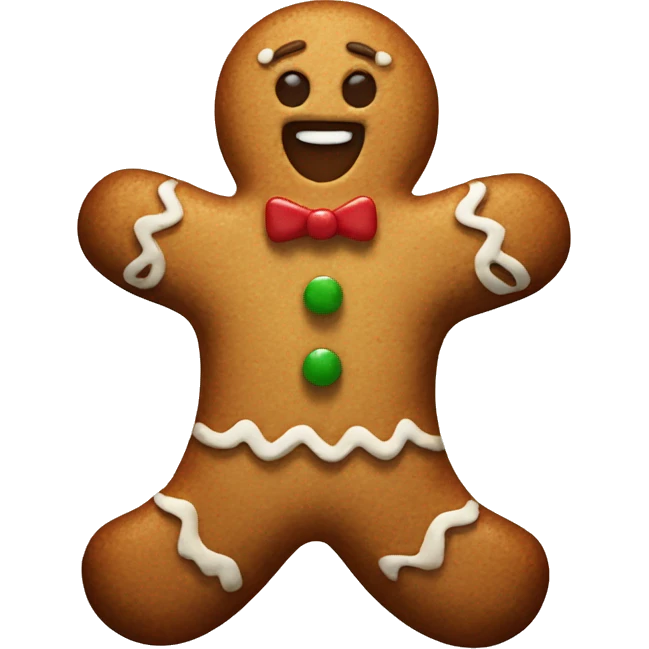 Gingerbread man  emoji