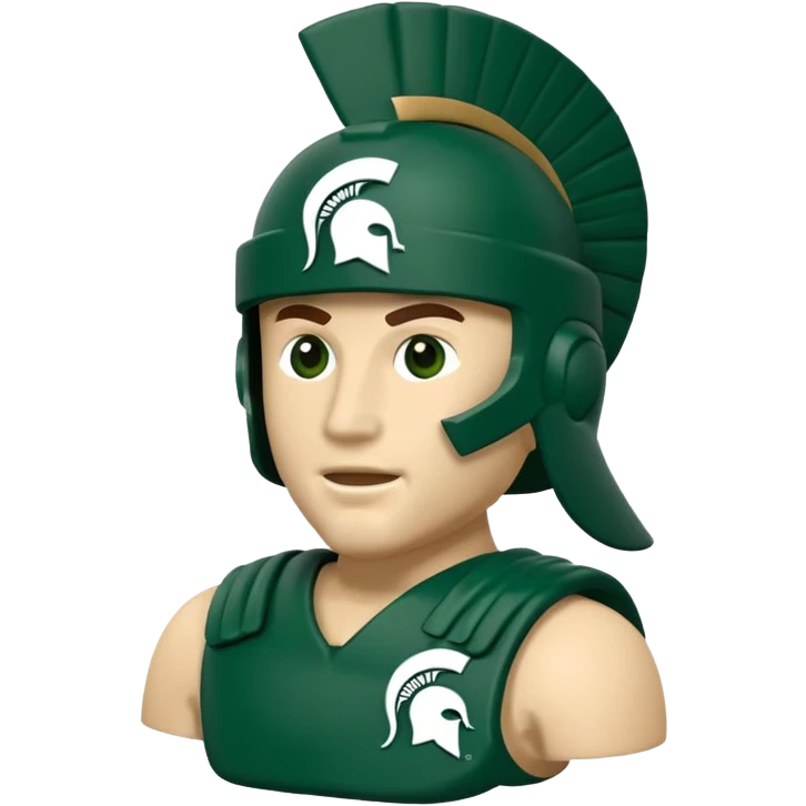 Michigan state sparty green  emoji