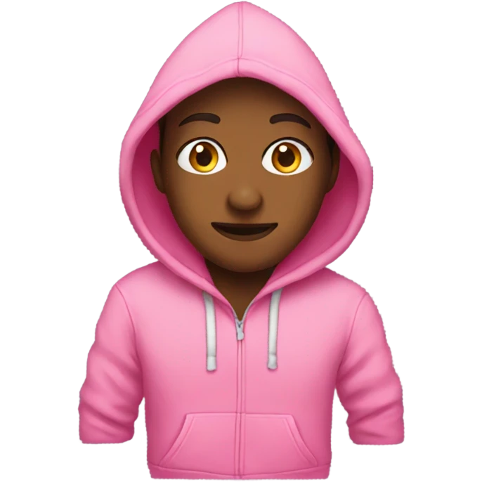 Pink hoodie emoji