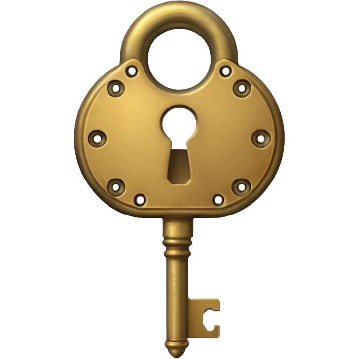 key in keyhole emoji