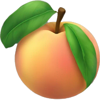 peach in bank emoji