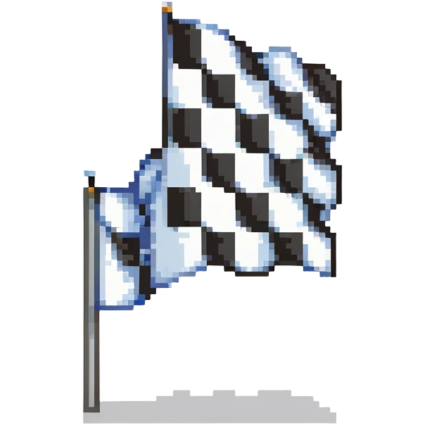 checkered racing flag emoji