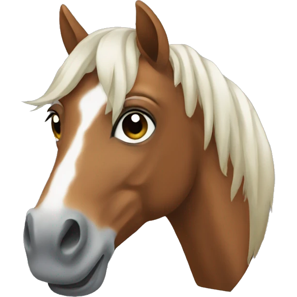 Horse semi emoji
