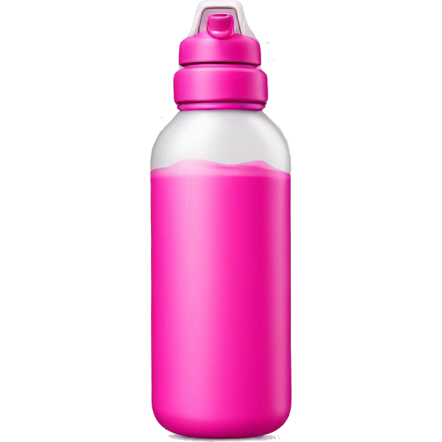 hot pink water bottle isolated emoji