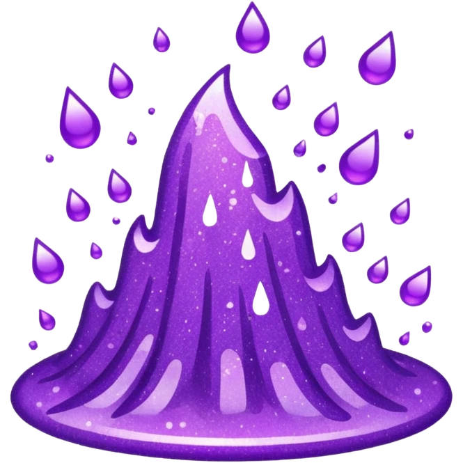 glitter purple pity emoji